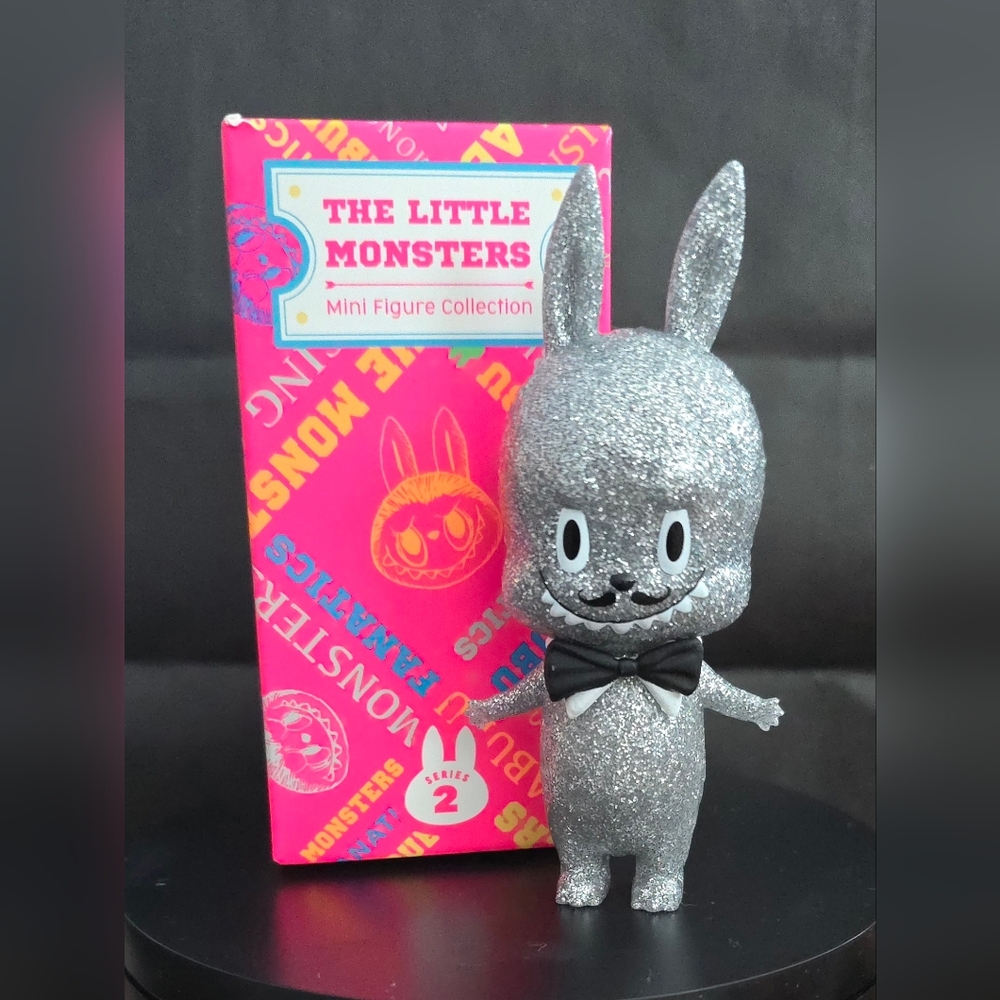 The Little Monsters Silver Glitter Action Figure